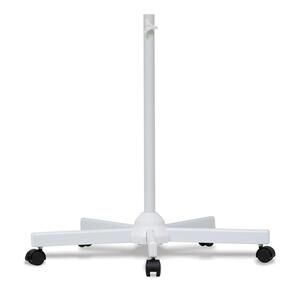 Five-Leg Floor Stand Base with Wheels for LED Desk & Magnifying Lamps (White)